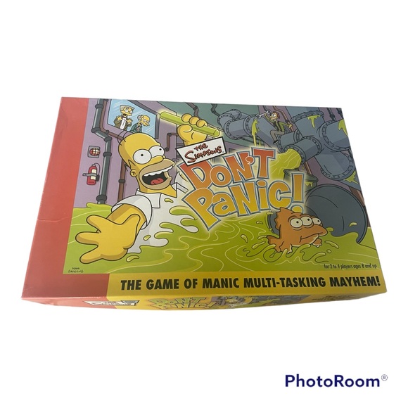 the simpsons Games The Simpsons Dont Panic Board Game Poshmark